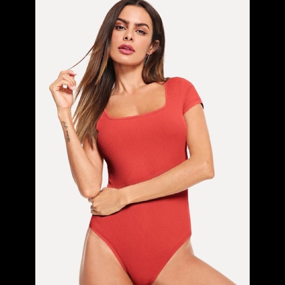 SHEIN Ribbed Bodysuit - Picture 1 of 10